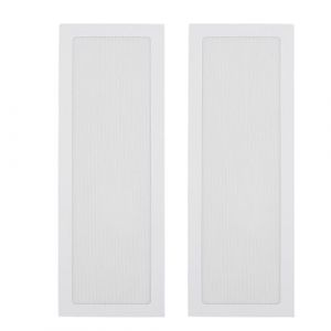 Filtre Anti-poussière de Ventilateur PC, 120 X 360 Mm, 2 Grilles de Ventilateur en PVC, Maille Anti-poussière, Grille en Maille PC avec Bande de Cadre Magnétique, Filtre (White) (Bindpo, neuf)