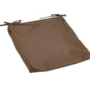 JORTUIO Housse de Coussin de Chaise Imperméable 40x40 50x50 45x45 cm, Housses de Coussin de Siège de Jardin,Amovibles, pour Intérieur et Extérieur, Terrasse Meubles(Café léger,48x48x8 cm) (Danansentt Shop, neuf)