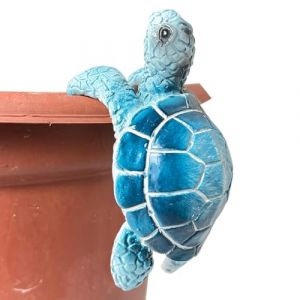 Qurygin Suspension en r&eacute;sine pour Pot de Fleurs en Forme de Tortue - D&eacute;coration de Pot de Fleurs en Forme d'animaux Marins pour Jardin et Maison (Funuo1558, neuf)