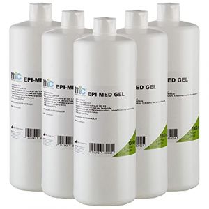 5 x 1 L Epi de Med Gel de contact gel pour traitement IPL lumière pulsée IPL Gel de contact (Medicalcorner24, neuf)
