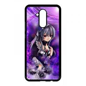G&eacute;n&eacute;rique Coque pour Huawei Mate 20 Lite - Manga Fille Violet - Noir (FABRIKEACOQUE, neuf)