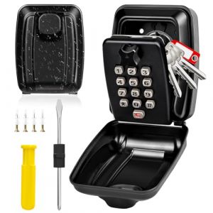 KTUEOV Grande Boite a Clefs Securisee Exterieur avec Code 12 Chiffres Boite a Cl&eacute;s Murale &Eacute;tanche Bo&icirc;te &agrave; Cl&eacute; S&eacute;curis&eacute;e de Stockage, Combinaison Coffre a Clef pour Maison Usine Garage (KTUEOV, neuf)