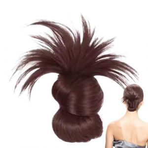 Chign&ouml;n Postiche | Chouchou Cheveux | Pince &agrave; cheveux l&eacute;g&egrave;re et confortable | Postiche d&eacute;sordonn&eacute; pour femme | Postiche Capillaire pour Femmes (Tieldern, neuf)