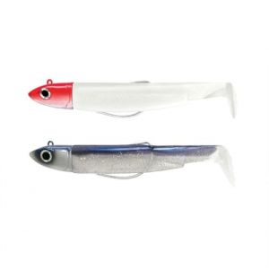 Fiiish Double Combo Off Shore Black Minnow No.1-7cm - 6g - Blanc Tete Rouge - Electric Blue - BM3036 (KERFISH, neuf)