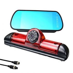 Cam&eacute;ra de recul pour feu de freinage sur le toit de voiture pour Citro&euml;n Jumper/Fiat Ducato X250/Peugeot Boxer (Cam&eacute;ras de recul avec moniteur) (kehonghui, neuf)