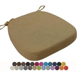 seokor Coussin de Chaise 40x38/43x40/43x42cm Coussins de Si&egrave;ge Amovible Lavable Galette de Chaise, pour Int&eacute;rieur et Ext&eacute;rieur, Bureau, Salle &agrave; Manger, Maison, Jardin(Color6,43x40x5cm) (amzgyc, neuf)