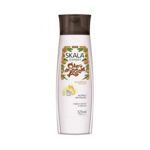 SKALA - Shampooing &agrave; l'Huile d'Argan - 100% Vegan - R&eacute;pare et Nourrit en Profondeur - Brillance et Douceur Naturelles - Cheveux Secs et Ternes - Vitamines et Min&eacute;raux - 1 Unit&eacute; (Lot de 1) (Salontotal, neuf)