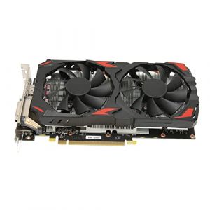 Carte Graphique RX 580 8 Go GDDR5 256 Bits, 2 Ventilateurs de Refroidissement 16 PCI Express 3.0 avec Prise en de L'interface DP HDMI DVI D 8K (Dylandering, neuf)