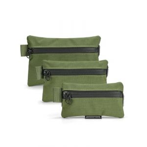 TACTICAL GEEK Storage A5 EDC Kit de sacs de rangement, polyvalents, crochets et boucles, petit sac à outils, organisateur de poche pour un usage quotidien, en nylon 500D, vert (TACTICAL GEEK FR, neuf)