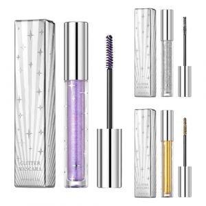 3 Couleurs 3x Mascara Pailleté Ombres À Paupières, 3 Couleurs Mascara Pailleté Argent Or Pourpre, Cils Volumineux Longs Et Brillants, Maquillage Des Yeux Anti-boulochage Pour Les Femmes (chaojiu, neuf)