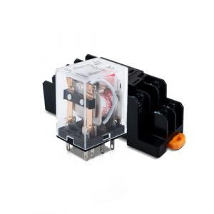 Innfeeltech 1 pc. AC 220V Relais &eacute;lectromagn&eacute;tique de puissance avec 8 broches 10A Relais de bobine avec socle HH52P (XINGZHI TECH, neuf)