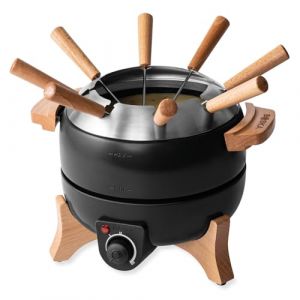 Boska Service &agrave; Fondue &Eacute;lectrique Party - Fondue electrique - Pour Fondue de Fromage, Fondue au Chocolat, Hotpot, Fondue chinoise - Appareil a fondue electrique - Contr&ocirc;le de Temp&eacute;rature - 2.3 L (BOSKA Food Tools, neuf)
