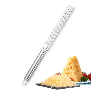 ZXfad 1 pcs R&acirc;pe &agrave; Fromage et &agrave; Agrumes avec lames Tranchantes en acier Inoxydable, Compatible lave-vaisselle, Convient aux Fromages &agrave; p&acirc;te dure et aux Agrumes. (ZXfad, neuf)