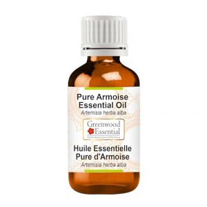 Greenwood Essential Pure Armoise Huile Essentielle (Artemisia herba alba) 100% Naturelle de Qualit&eacute; Th&eacute;rapeutique Distill&eacute;e &agrave; la Vapeur 10 ml (0,33 oz) (deve herbes, neuf)
