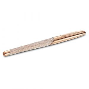 Swarovski Cryst Nova 5534325 Stylo à bille en cristal Chromé 14,5 x 1,7 cm (GIOIAPURA, neuf)