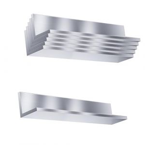8 pièces Cornière en Aluminium 25x25x3mm Longueur 300 cm Profilé d'Angle en Aluminium Cornière Isocèle L,pour les Projets de Bricolage et les Solutions Structurelles (QoTang, neuf)