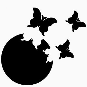 CREATCABIN 1 Set Grand Papillon Miroir Autocollants 3D Papillons Décoration Murale Miroirs Amovibles Stickers DIY Animaux Peintures Autocollant 30Pcs Rubans Double Face pour Maison Chambre Noir (CREATCABIN FR, neuf)