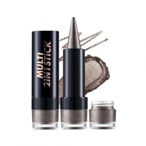 2 en 1 fard &agrave; paupi&egrave;res nacr&eacute; et eyeliners b&acirc;ton double t&ecirc;te estompable stylo pour maquillage des yeux &agrave; la mode stylo nacr&eacute; (qoeifj, neuf)