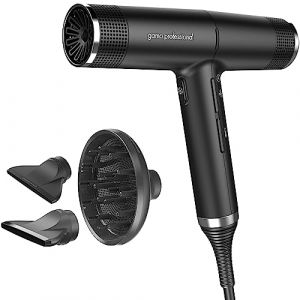 Gama Italy Professional S&egrave;che-cheveux professionnel iQ Perfetto - Technologie Ion - Elle apporte bien-&ecirc;tre et &eacute;clat aux cheveux, 30% plus rapide, Ultra silencieux, Seulement 294 g (Bettershop_official, neuf)