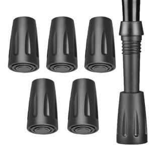 Embouts en caoutchouc pour cannes, embouts de bâton de marche en caoutchouc de 6 pièces - embouts de rechange pour marcheur, pieds en caoutchouc pour bâtons de randonnée, bâtons de marche, accessoires (kaitmain, neuf)