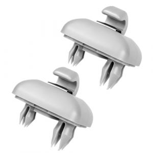 2 Pcs Int&eacute;rieur Pare Soleil Crochet Support d'attache Pare Soleil A1, Support Clips pour Visi&egrave;r pour A1 A3 A4 A5 A7 B6 B7 B8 S4 S5, Soleil Clip pour Visi&egrave;re, Clip pour Visi&egrave;re de Voiture (YHYHZBJ, neuf)