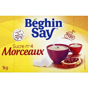 Béghin Say Sucre en morceaux traditionnels N°4 La boîte de 1kg Prix Unitaire - Envoi Rapide et Soignée (culture et vous95, neuf)