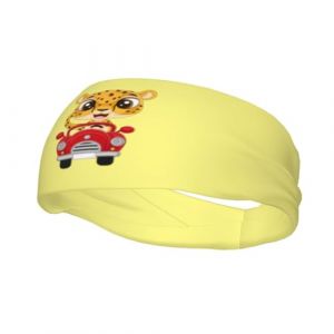 Bandeaux de sport antidérapants et absorbants pour homme et femme, motif léopard, idéal pour la gym, le basket-ball, le yoga (ruianshihuichenjiayouzhanguanliyouxiangongsi, neuf)