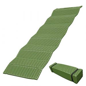 LIXADA Tapis de Camping, Mousse Ultra-l&eacute;g&egrave;re, Coussin Pliant, Matelas d'ext&eacute;rieur, Coussin de Couchage Pique-Nique sur la Plage, 190x57cm (WAOLi, neuf)