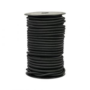 Corde Elastique Tendeur &Eacute;lastique Noir 6mm 30m, Sandow Elastique pour Tendeur Bache, Bagages, Camping, Kayak, Lacets De Chaussures, Projets De Bricolage (Noir, 6MM X 30M) (xinjuezhuangshi, neuf)