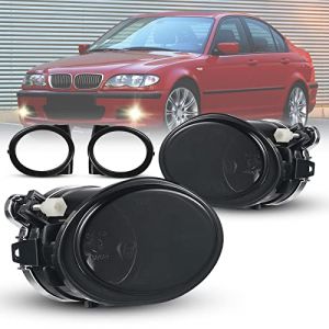 Tula Motoren Feux anti-brouillard pour 3er(HB/SDN/WGN E46) 09/2001-07/2005 f&uuml;r M-Tech Sto&szlig;stange 3er(CPE/CONV E46) 09/2001-12/2007 f&uuml;r M-tech Sto&szlig;f&auml;nger Ein Paar Lentille fum&eacute;e HB4/9006 (tula motoren, neuf)