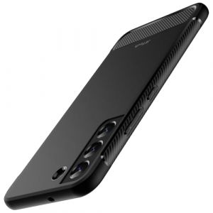 JETech Coque Fine Compatible avec Samsung Galaxy S22 5G 6,1 Pouces, Housse de Téléphone Mince avec Design en Fibre de Carbone, Anti-Choc (Noir) (SaiJi-Direct, neuf)