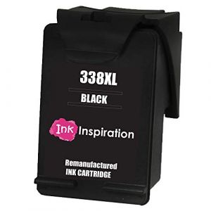 Ink Inspiration Noir Cartouche d'encre Remanufactur&eacute;e pour HP 338 Photosmart 2575 2610 2710 8150 8450 8750 C3180 DeskJet 460c 6540 6620 9800 PSC 1610 2355 Officejet 100 150 6210 H470 (Toner Experte, neuf)