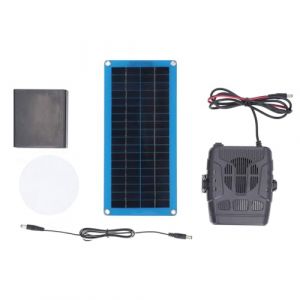 Kits de chauffage de serre &agrave; panneau solaire, 30W Portable Unique pour Panneaux Solaires de Cristal, S&eacute;chage, Chauffage, Maison pour Animaux Chaude, Protection contre le Vent (Getrichtag, neuf)