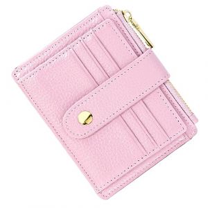 BTNEEU Femme Porte Carte de Credit Cuir RFID Blocage Portefeuille Cuir Petit, Homme Porte Carte Slim avec Poche à Monnaie, Petit Porte Monnaie Cuir avec 9 Emplacements de Carte (BTNEEU, neuf)