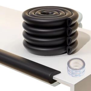 4M U Forme de Protection des Bords pour Table Basse en Verre Sécurité Bébé Protecteur de Pare-Chocs de Sécurité en Mousse Protecteur de Coin pour Enfants Convient aux Meubles Bureaux Plan de Travail (Qiyu0118E, neuf)
