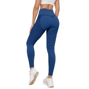 Leonie & Co Legging 3D Anti Cellulite Femme Leonie and Co Legging Anti Cellulite &agrave; Compression Minceur Taille Haute sans Couture Push-Up Opaque Yoga Fitness Pantalon Sport 2025 (TOPEREUR, neuf)