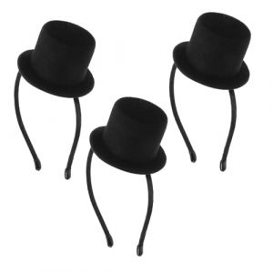 PACKOVE 3pi&egrave;ces Mini Chapeau Forme Serre-t&ecirc;te Coiffe De Carnaval Chapeau Victorien Accessoire Cosplay D&eacute;guisement Adulte F&ecirc;te No&euml;l Melon (Spring TU, neuf)