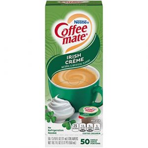 Coffee-Mate Irish Creme Liquid Creamer 50 Single Serve 3/8 FL OZ (Broadway Candy Co, neuf)