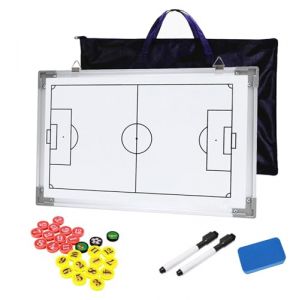Hinourisha Tableau Tactique De Football pour Coach 43X30,5 Cm, Entraîneur de Football Magnétique Stratégie Panneau kit Entrainement Football avec Aimants - Soccer Coach Board pour Compétition (SplendidViewsUS, neuf)