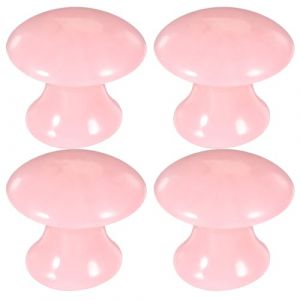Ipetboom Lot de 4 rouleaux de massage Gua Sha en forme de champignon, outils de massage du visage, planche de Gua Sha pour le corps, le spa, les soins de la peau, les yeux, le visage et le cou (hikarish, neuf)
