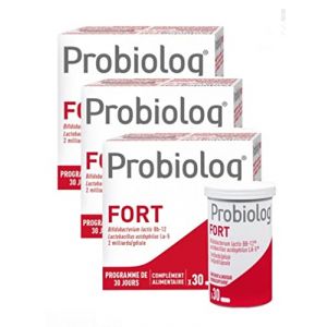 Mayoli Spindler Probiolog FORT - Compl&eacute;ments alimentaires - Syst&egrave;me digestif - lot de 3 bo&icirc;tes de 30 G&eacute;lules. (F) (Padovage, neuf)