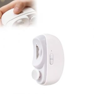 Coupe-ongles &eacute;lectrique pour personnes &acirc;g&eacute;es 2025, ensemble de tondeuse, tondeuse et polisseuse automatique 3 en 1, sp&eacute;cialement con&ccedil;u pour un soin facile et s&ucirc;r des ongles pour adultes &acirc;g&eacute;s (blanc) (YaYa HE, neuf)