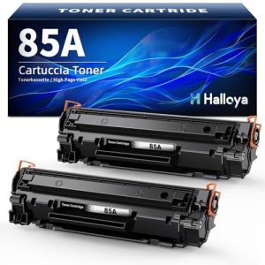 Halloya 85A Cartouches de Toner Compatible pour HP 85A CE285A pour HP Laserjet Pro P1102W P1102 M1132 M1217 M1212 M1212NF P1108 P1109 P1100 M1132MFP M1134MFP M1136 (2 Noir) (Chenyi shop, neuf)