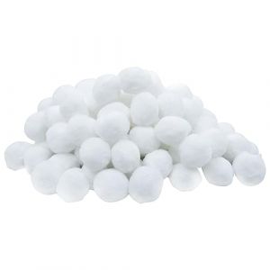 vidaXL Boule Filtrante de Piscine Système de Filtration Boule de Nettoyage de Piscine Boule de Filtration Réutilisable 700 g PE Blanc (vidaXL FR, neuf)