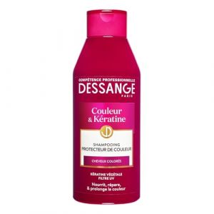 Shampoing Cheveux colorés Kératine végétale Filtre UV DESSANGE - le flacon de 250mL Lot De 3 - Par Lot (Marché Parisien, neuf)