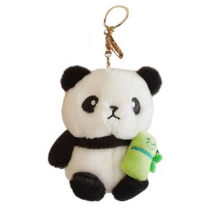 Porte-clés Panda - Pendentif de sac Panda, porte-clés Panda en peluche | Porte-clés Panda en peluche, porte-clés Panda décoratif, porte-clés Panda pour femmes, ceinture de sac à dos, accessoire Panda (mingia, neuf)