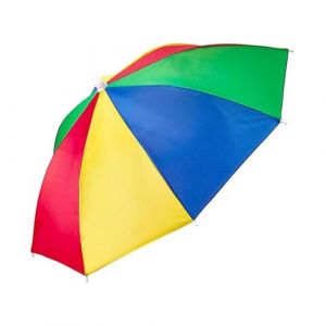 YANGWEN Chapeau Parapluie de Tete, Couleur Parapluie Tete, Pliable Chapeau Parapluie avec Bande élastique, pour Pêche Jardinage Photographie Plage Golf Parapluie Mini Parapluie Parasol (ZEXINMAO, neuf)