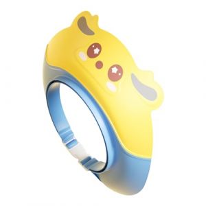 Visière de bain pour bébé, bonnet de bain pour bébé | Bonnet de douche pour bébé avec visière de bain | Bonnet de bain avec shampooing, visière réglable pour laver le (spolert, neuf)
