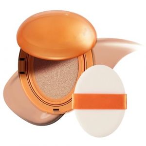 Fond de teint hydratant Magic Air Cushion, couvrance moyenne à totale, coussin d'air coréen à couvrance parfaite, fini frais, unifie le teint et convient à tous les types de peau (guangzhoutengbinzidianzishangwuyouxiangongsi, neuf)