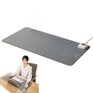 Coussin Chauffant de Bureau | Sous-main chauffant | Tapis de Bureau Chaud &Eacute;lectrique &agrave; Temp&eacute;rature R&Eacute;GLABLE | Bloc d'&eacute;criture de bureau, 3 heures d'arr&ecirc;t automatique, tampon pour le bureau (spraiy, neuf)